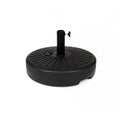 Baza umbrela din plastic Flippy, rotunda, 22 litri, neagra-0