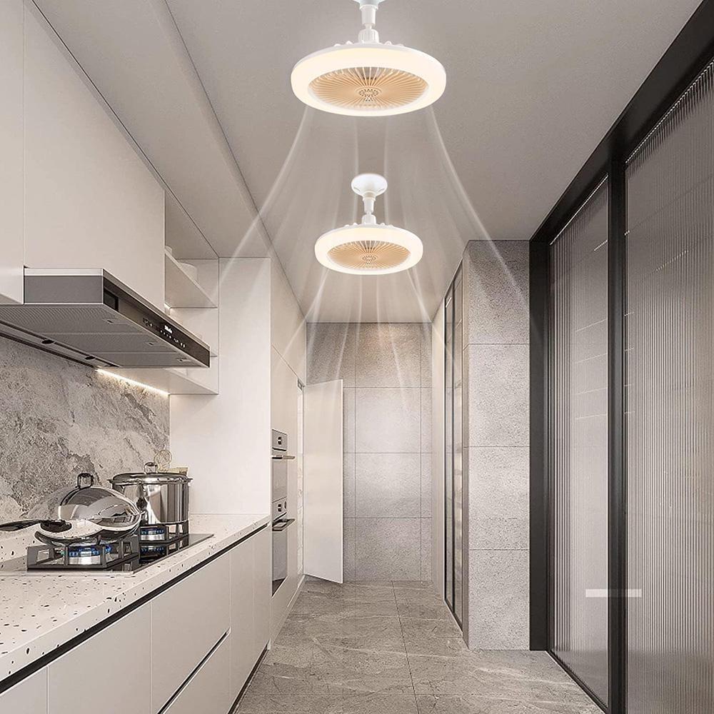 VENTILATOR DE TAVAN CU TELECOMANDĂ ȘI LUMINĂ 30W LED LAMPA FAN SMART