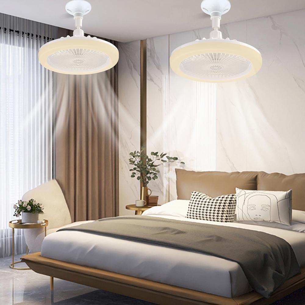 VENTILATOR DE TAVAN CU TELECOMANDĂ ȘI LUMINĂ 30W LED LAMPA FAN SMART