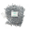 Beteala Craciun cu LED, Argintie, model cu stelute, 2 m x 5 cm, PVC, Sir, Artificiala, Flippy-0