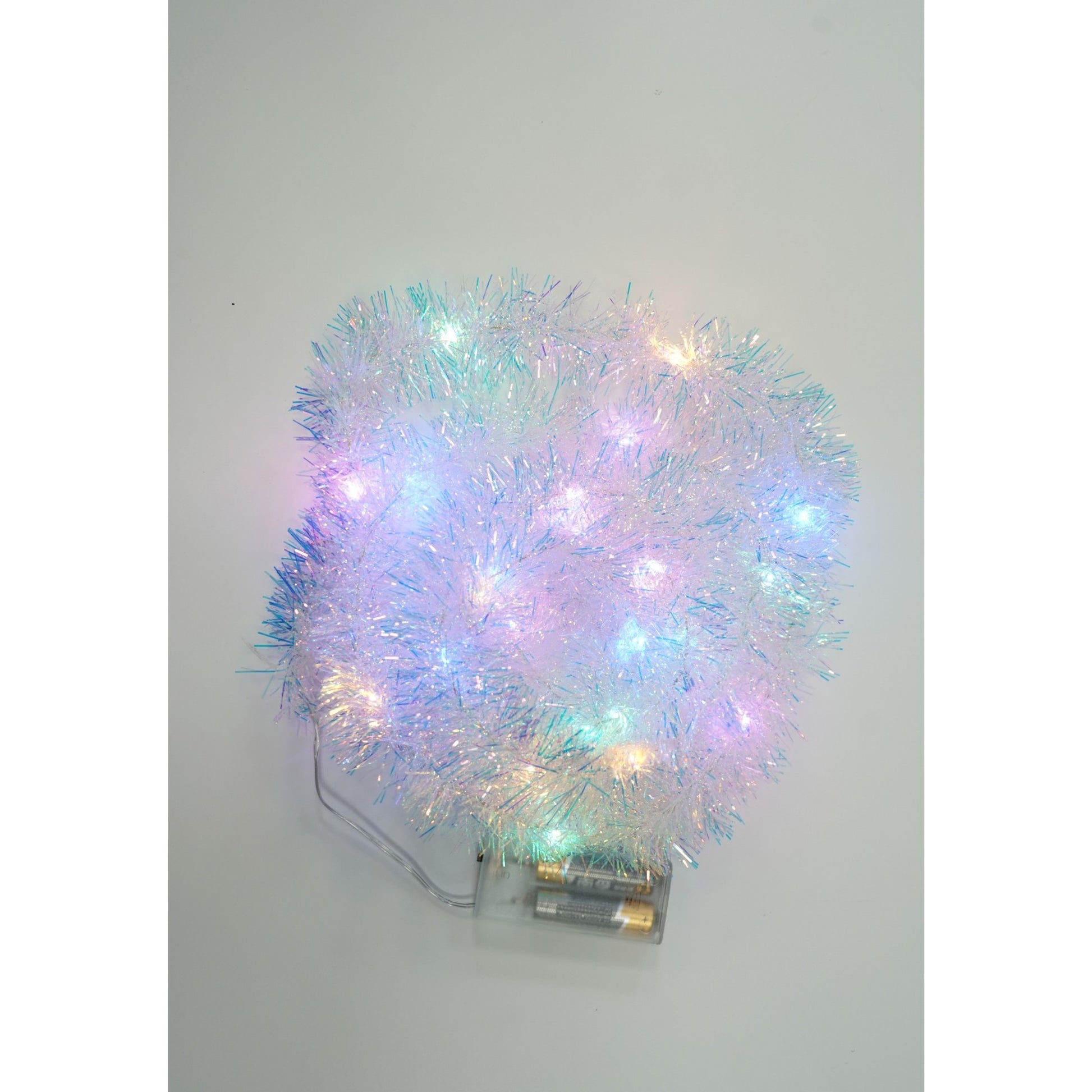 Beteala Craciun cu LED, Multicolora, simpla, 2 m x 5 cm, PVC, Sir, Artificiala, Flippy-3