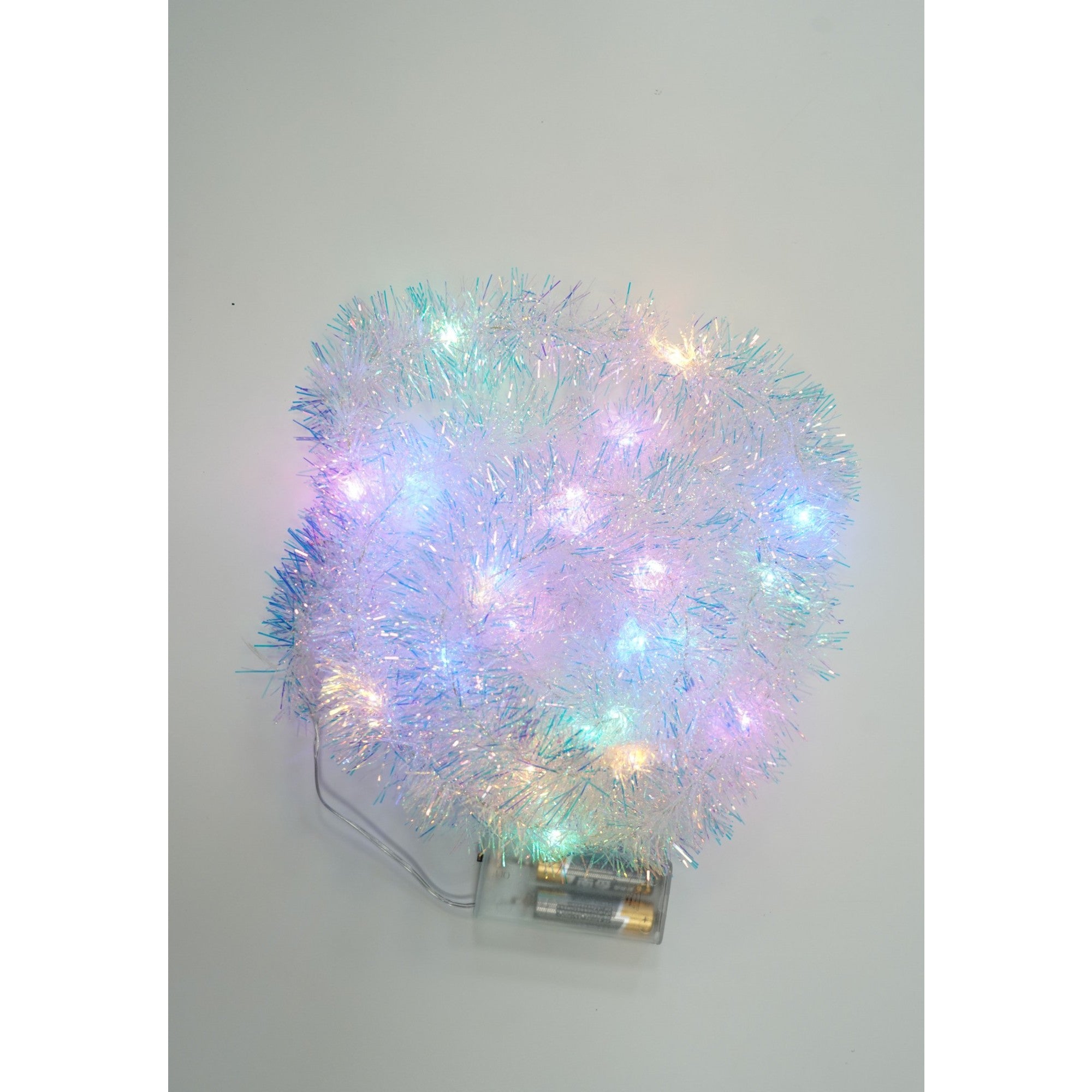 Beteala Craciun cu LED, Multicolora, simpla, 2 m x 5 cm, PVC, Sir, Artificiala, Flippy-3