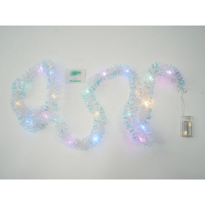 Beteala Craciun cu LED, Multicolora, simpla, 2 m x 5 cm, PVC, Sir, Artificiala, Flippy-4