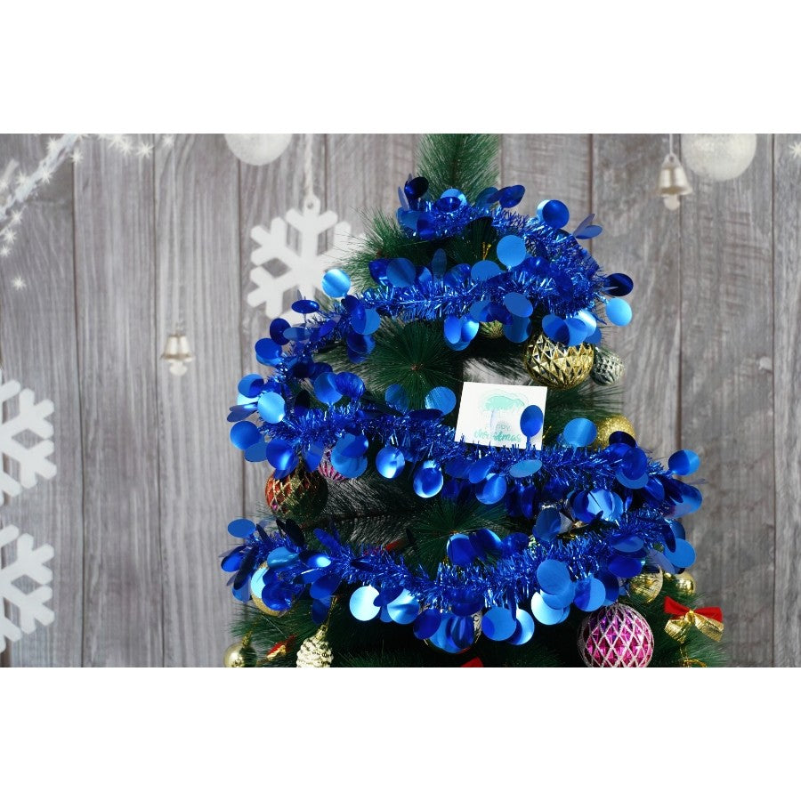 Beteala Craciun, Flippy, albastru, marimea: 2 m x 11 cm material:folie PVC, interior/exterior-8
