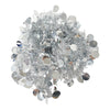 Beteala Craciun, Flippy, argintiu, marimea: 2 m x 11 cm material:folie PVC, interior/exterior-0
