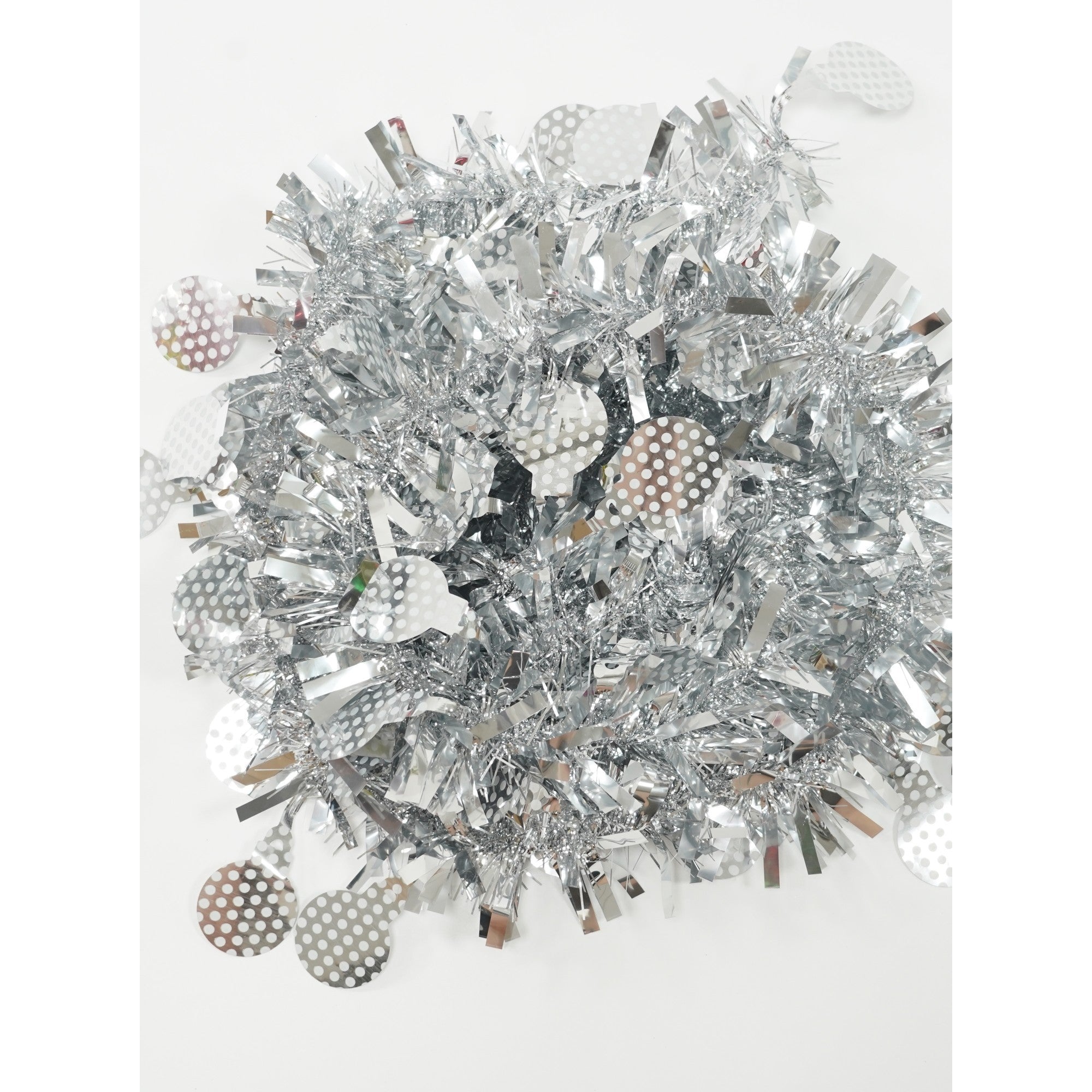 Beteala Craciun, Flippy, argintiu, marimea:  2 m x 11 cm x 9 cm material:folie PVC, interior/exterior-1