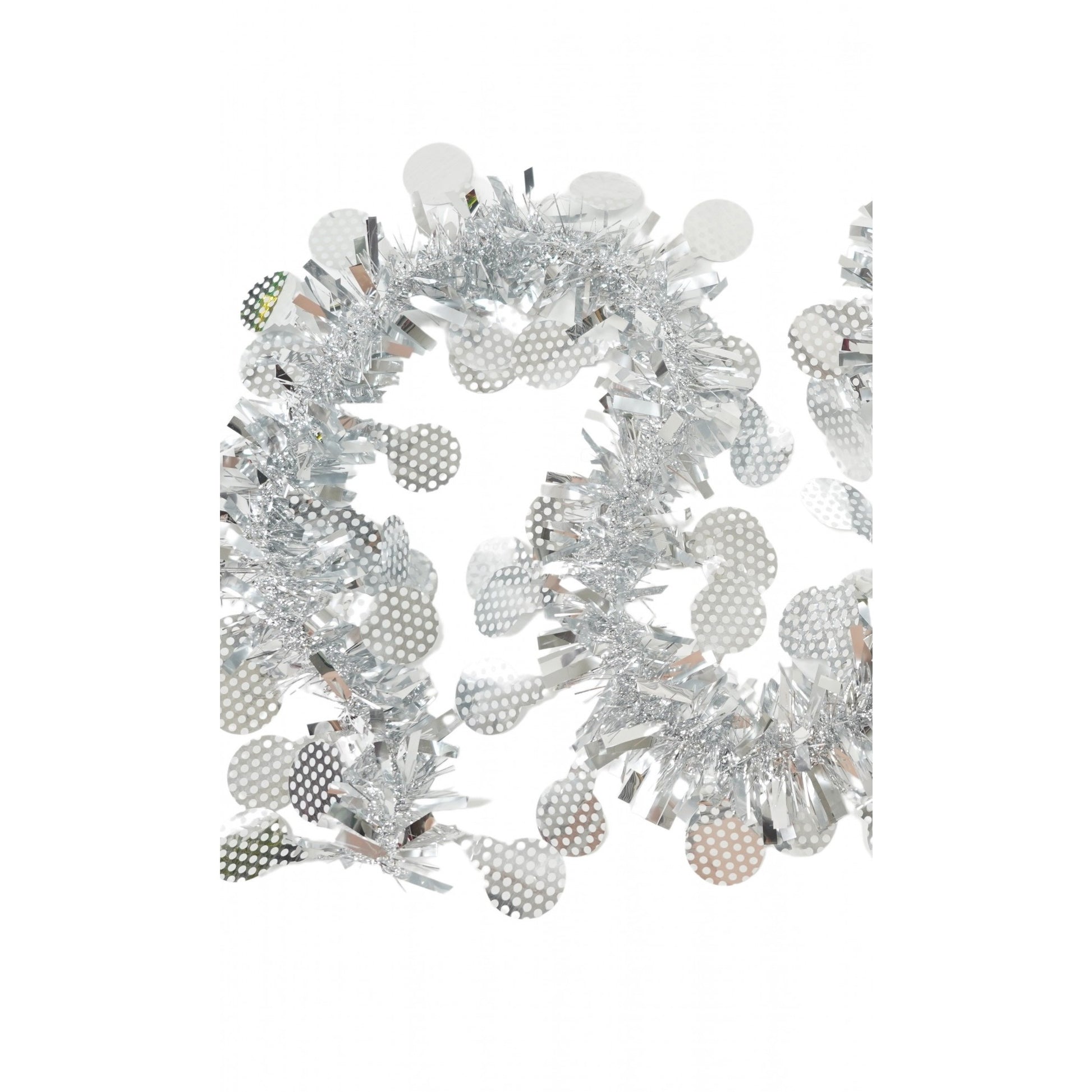 Beteala Craciun, Flippy, argintiu, marimea:  2 m x 11 cm x 9 cm material:folie PVC, interior/exterior-3