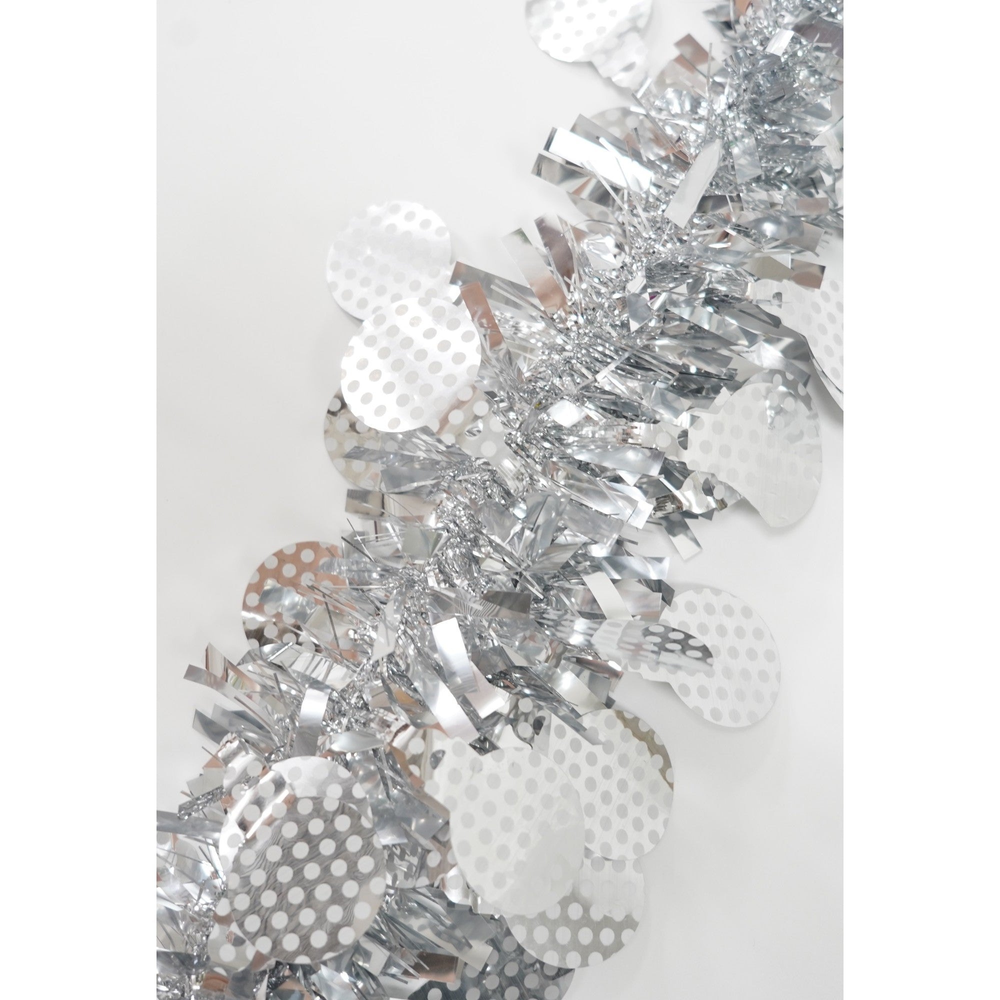 Beteala Craciun, Flippy, argintiu, marimea:  2 m x 11 cm x 9 cm material:folie PVC, interior/exterior-4
