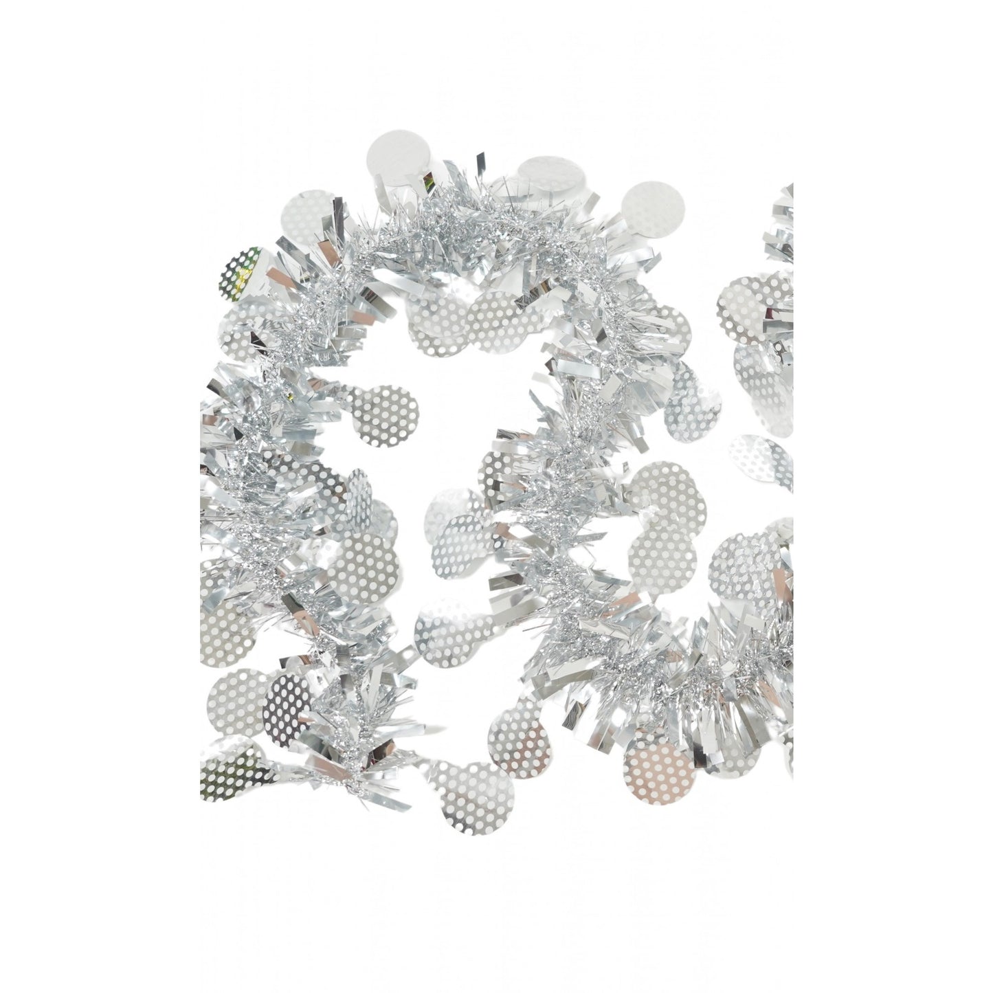 Beteala Craciun, Flippy, argintiu, marimea:  2 m x 11 cm x 9 cm material:folie PVC, interior/exterior-8