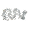 Beteala Craciun, Flippy, argintiu, marimea:  2 m x 11 cm x 9 cm material:folie PVC, interior/exterior-0