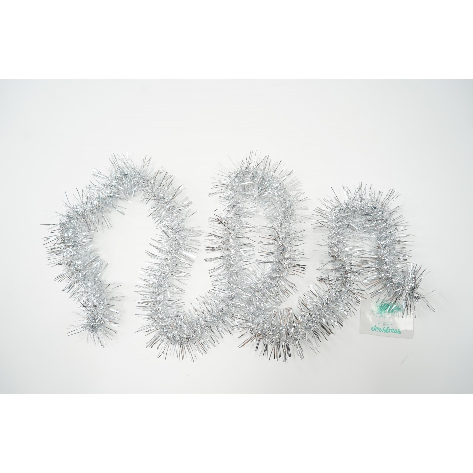 Beteala Craciun, Flippy, argintiu, marimea: 2 m x 8 cm material:folie PVC, interior/exterior-4