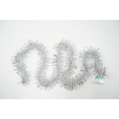Beteala Craciun, Flippy, argintiu, marimea: 2 m x 8 cm material:folie PVC, interior/exterior-4