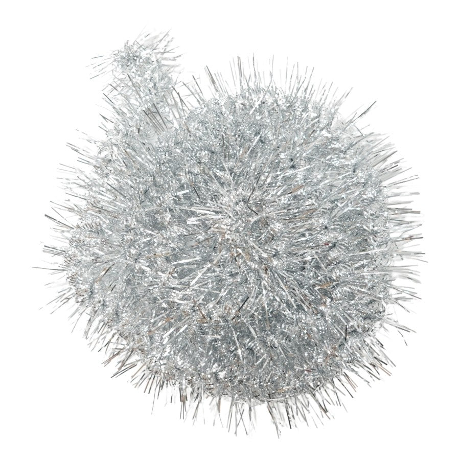 Beteala Craciun, Flippy, argintiu, marimea: 2 m x 8 cm material:folie PVC, interior/exterior-0