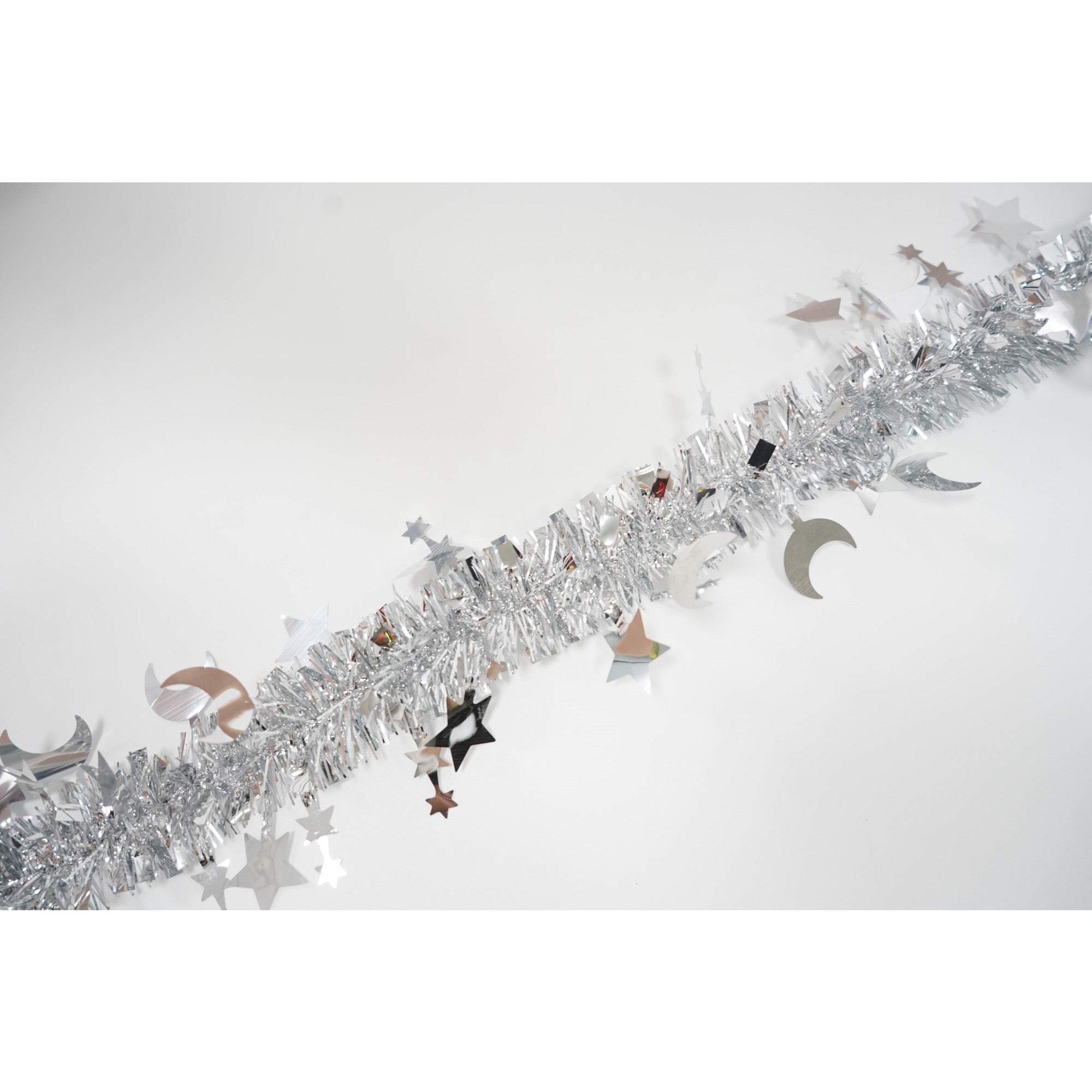 Beteala Craciun, Flippy, argintiu, marimea: 2 m x 9 cm x 5 cm material:folie PVC, interior/exterior-1