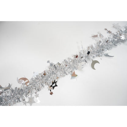 Beteala Craciun, Flippy, argintiu, marimea: 2 m x 9 cm x 5 cm material:folie PVC, interior/exterior-6