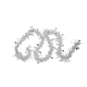 Beteala Craciun, Flippy, argintiu, marimea: 2 m x 9 cm x 5 cm material:folie PVC, interior/exterior-0