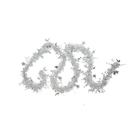 Beteala Craciun, Flippy, argintiu, marimea: 2 m x 9 cm x 5 cm material:folie PVC, interior/exterior-0