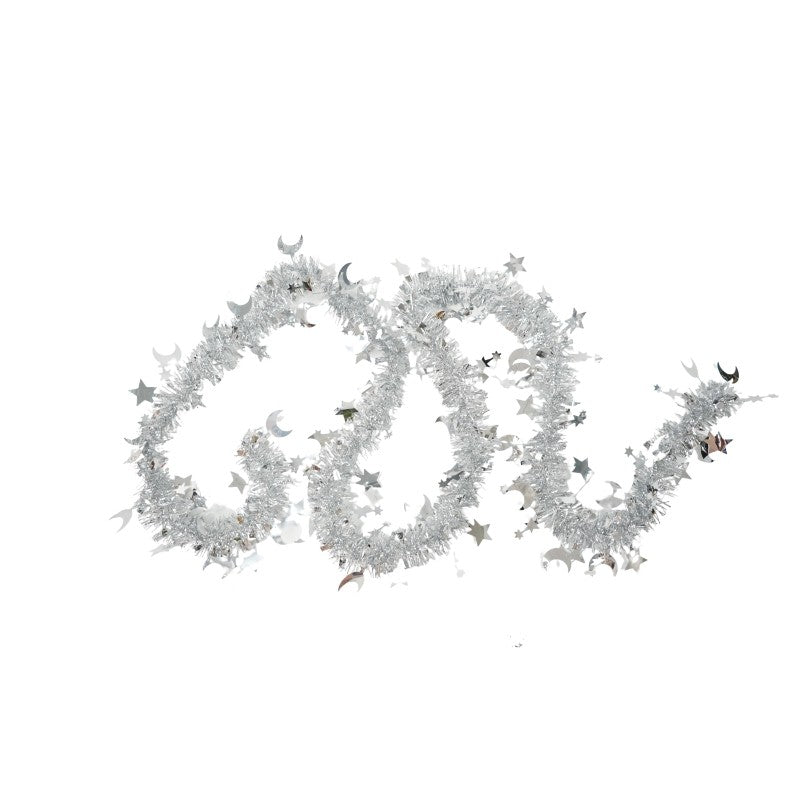 Beteala Craciun, Flippy, argintiu, marimea: 2 m x 9 cm x 5 cm material:folie PVC, interior/exterior-0