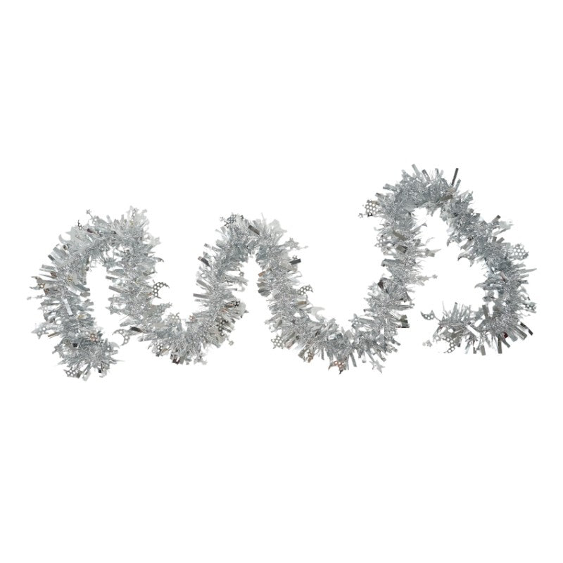 Beteala Craciun, Flippy, argintiu, marimea: 2 m x 9 cm x 9 cm material:folie PVC, interior/exterior-0