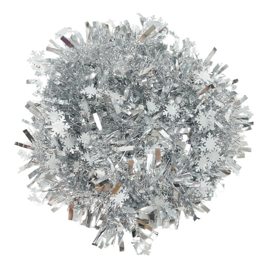 Beteala Craciun, Flippy, argintiu, marimea:  2 m x 9 cm x 9 cm material:folie PVC, interior/exterior-0