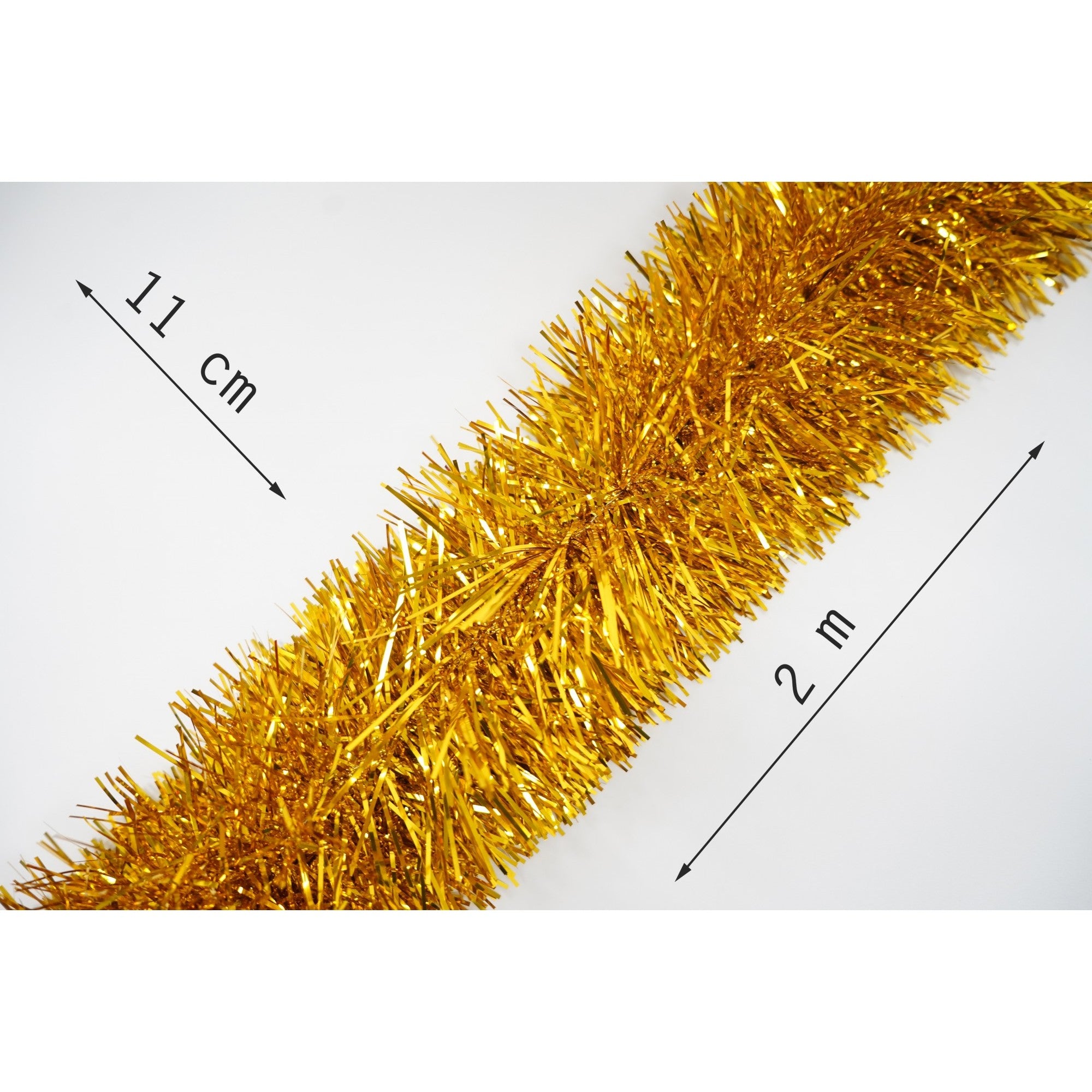 Beteala Craciun, Flippy, aur, marimea: 2 m x 11 cm material:folie PVC, interior/exterior-5