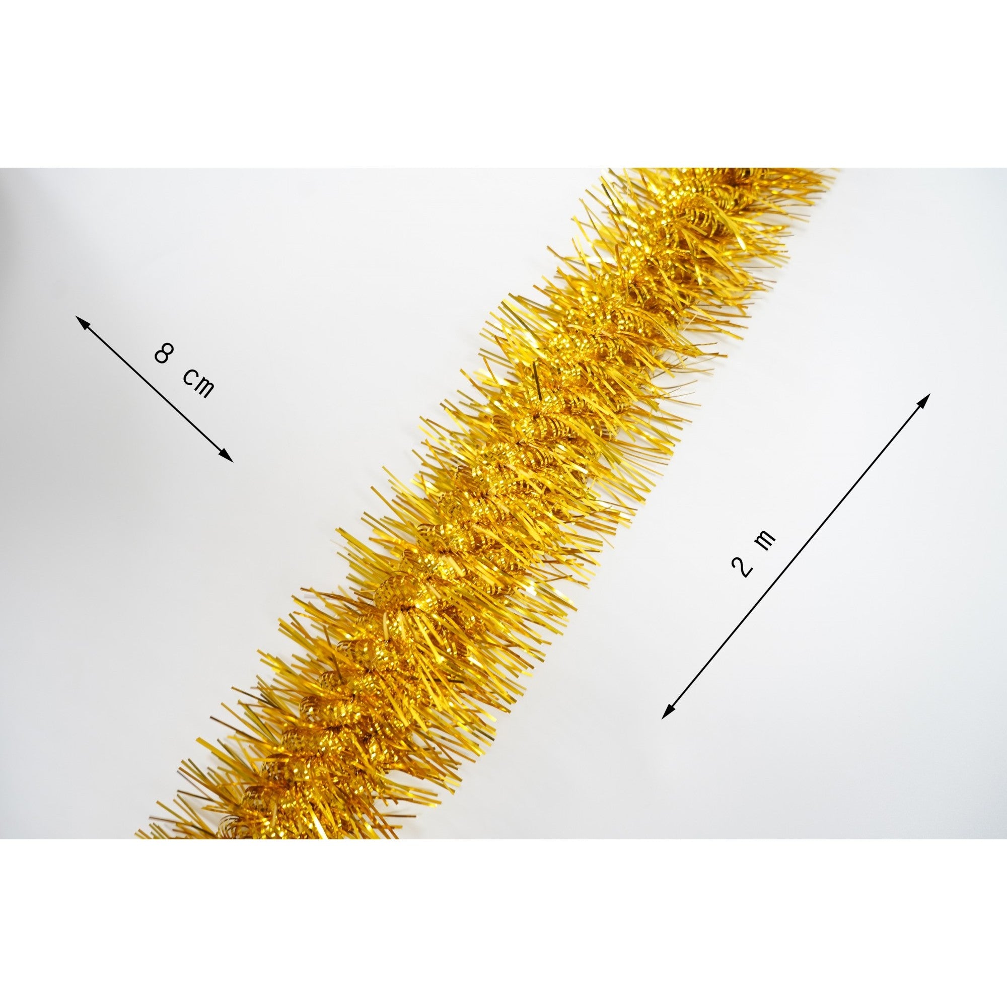 Beteala Craciun, Flippy, aur, marimea: 2 m x 8 cm material:folie PVC, interior/exterior-5