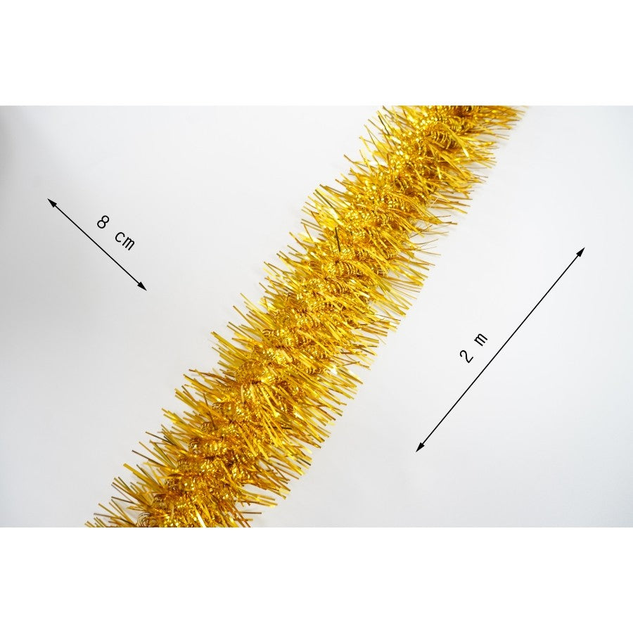 Beteala Craciun, Flippy, aur, marimea: 2 m x 8 cm material:folie PVC, interior/exterior-10