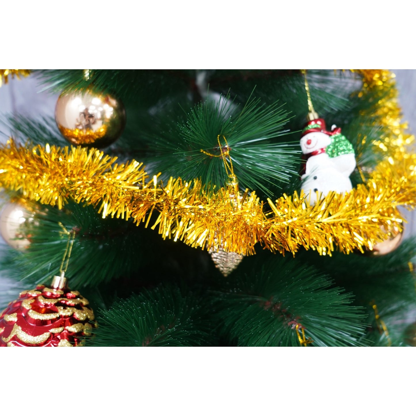 Beteala Craciun, Flippy, auriu, marimea: 2 m x 5 cm material:folie PVC, interior/exterior-4