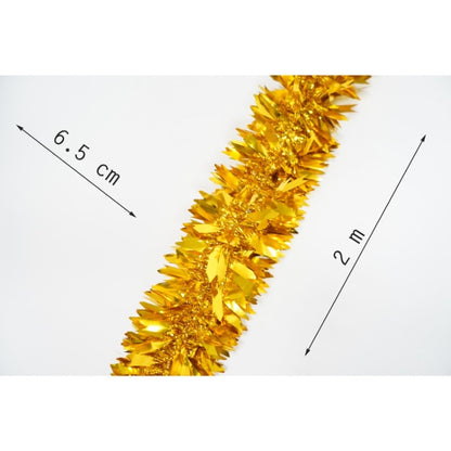 Beteala Craciun, Flippy, auriu, marimea:  2 m x 6.5 cm material:folie PVC, interior/exterior-15