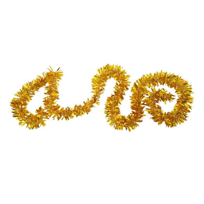 Beteala Craciun, Flippy, auriu, marimea:  2 m x 6.5 cm material:folie PVC, interior/exterior-0