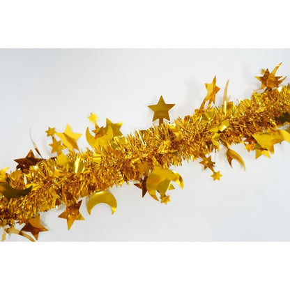Beteala Craciun, Flippy, auriu, marimea: 2 m x 9 cm x 5 cm material:folie PVC, interior/exterior-6