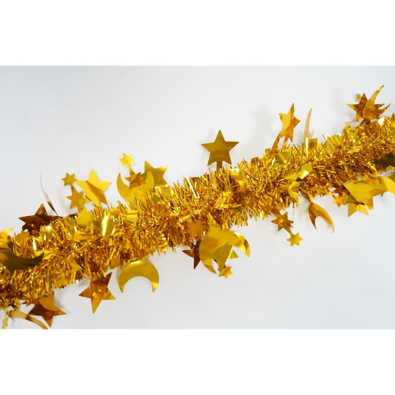 Beteala Craciun, Flippy, auriu, marimea: 2 m x 9 cm x 5 cm material:folie PVC, interior/exterior-6