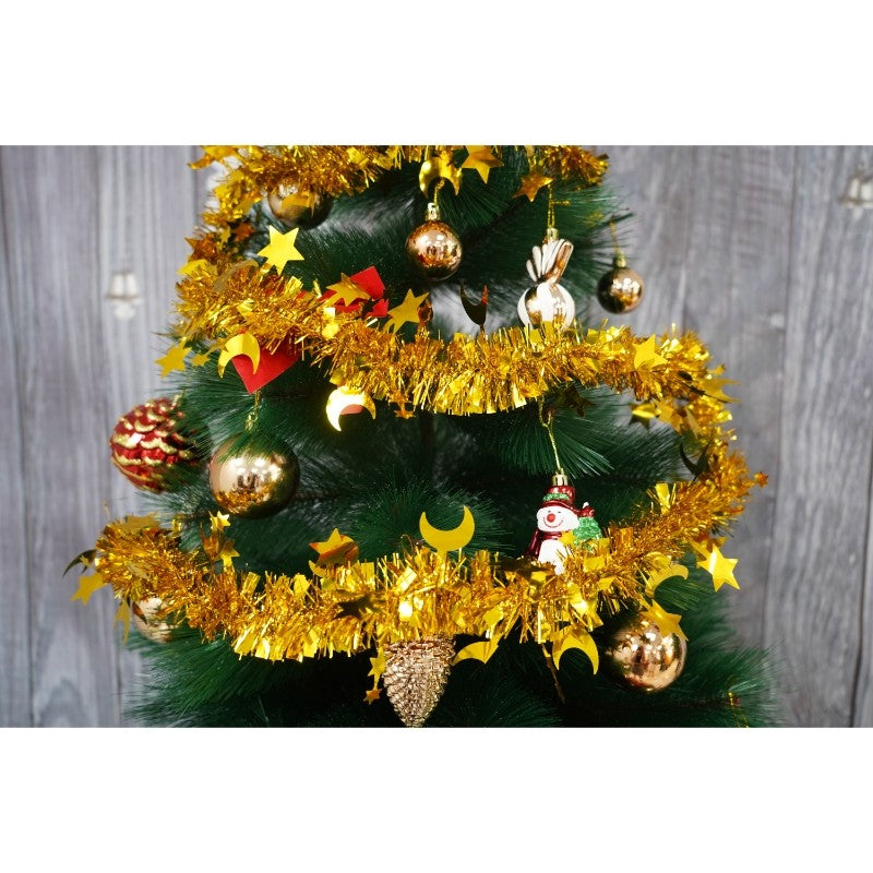 Beteala Craciun, Flippy, auriu, marimea: 2 m x 9 cm x 5 cm material:folie PVC, interior/exterior-8