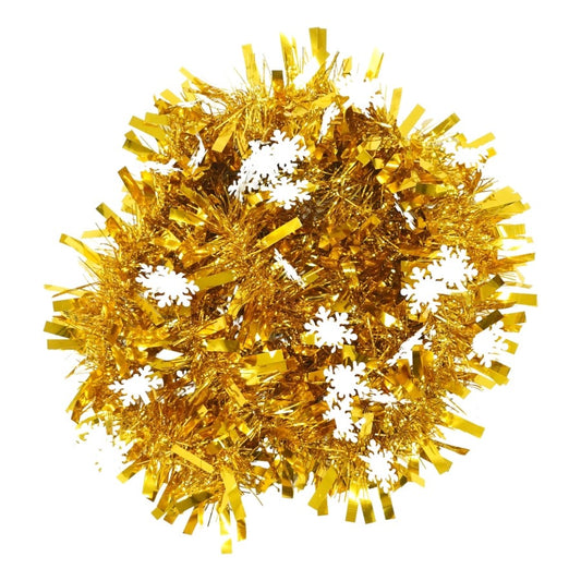 Beteala Craciun, Flippy, auriu, marimea:  2 m x 9 cm x 9 cm material:folie PVC, interior/exterior-0