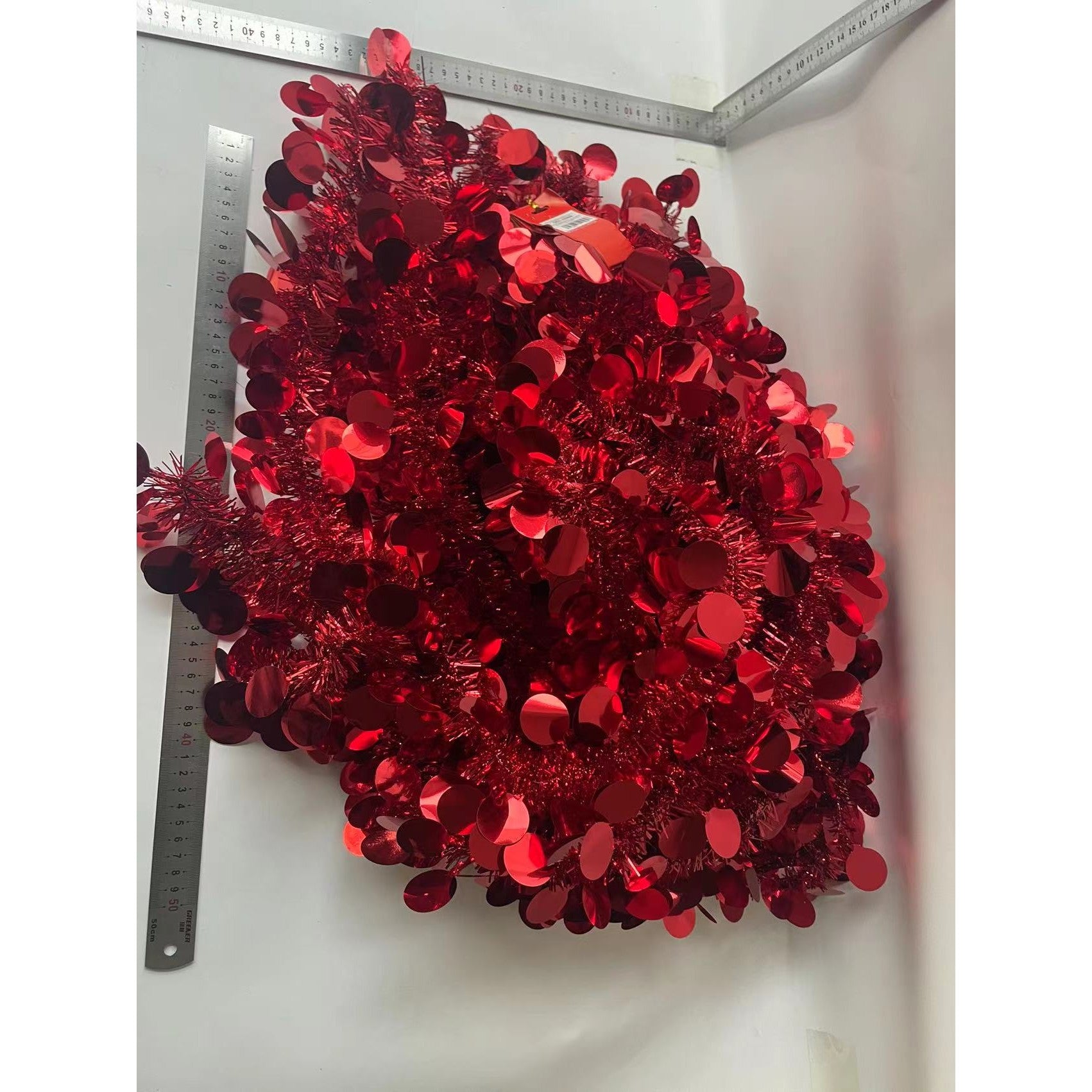 Beteala Craciun, Flippy, roșu, marimea: 2 m x 11 cm material:folie PVC, interior/exterior-11