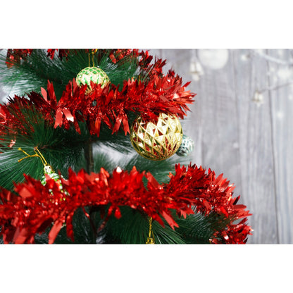 Beteala Craciun, Flippy, roșu, marimea:  2 m x 6.5 cm material:folie PVC, interior/exterior-6