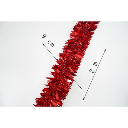 Beteala Craciun, Flippy, roșu, marimea:  2 m x 6.5 cm material:folie PVC, interior/exterior-10