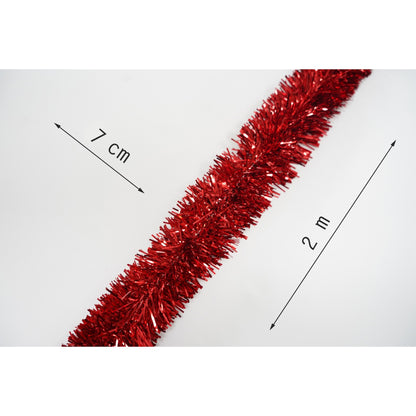 Beteala Craciun, Flippy, roșu, marimea: 2 m x 7 cm material:folie PVC, interior/exterior-5