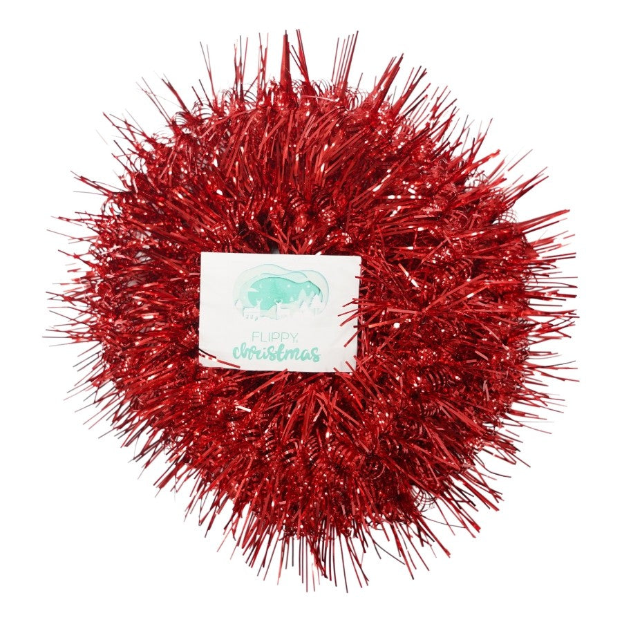 Beteala Craciun, Flippy, roșu, marimea: 2 m x 8 cm material:folie PVC, interior/exterior-0
