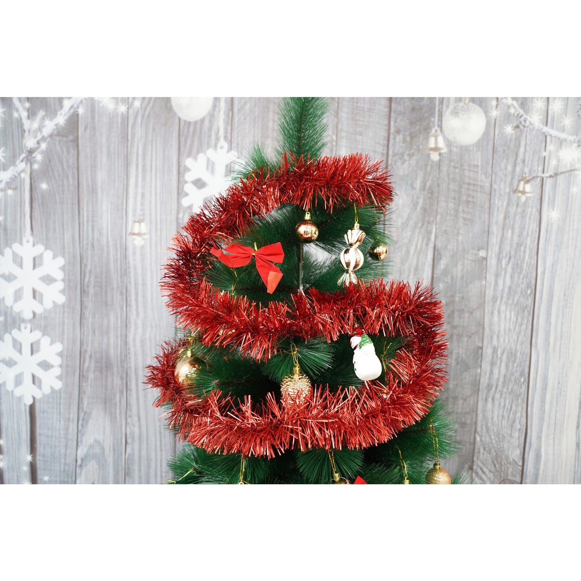 Beteala Craciun, Flippy, roșu, marimea: 2 m x 9 cm material:folie PVC, interior/exterio-1