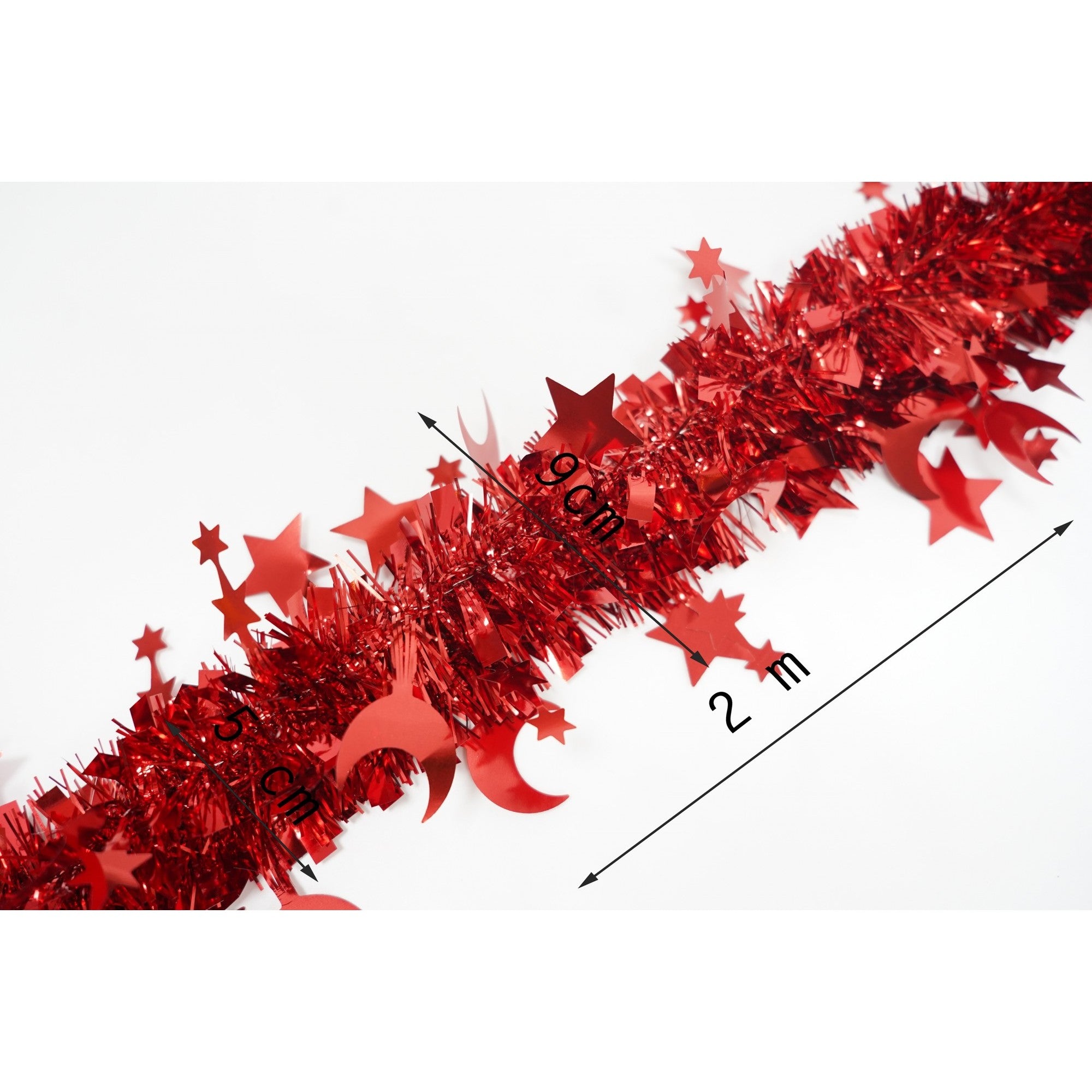 Beteala Craciun, Flippy, roșu, marimea: 2 m x 9 cm x 5 cm material:folie PVC, interior/exterior-5