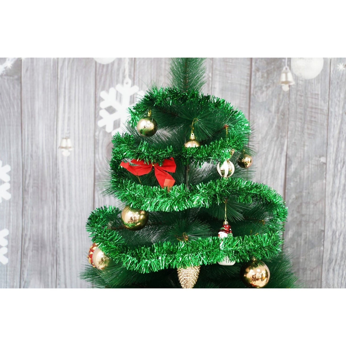 Beteala Craciun, Flippy, verde, marimea: 2 m x 5 cm material:folie PVC, interior/exterior-1