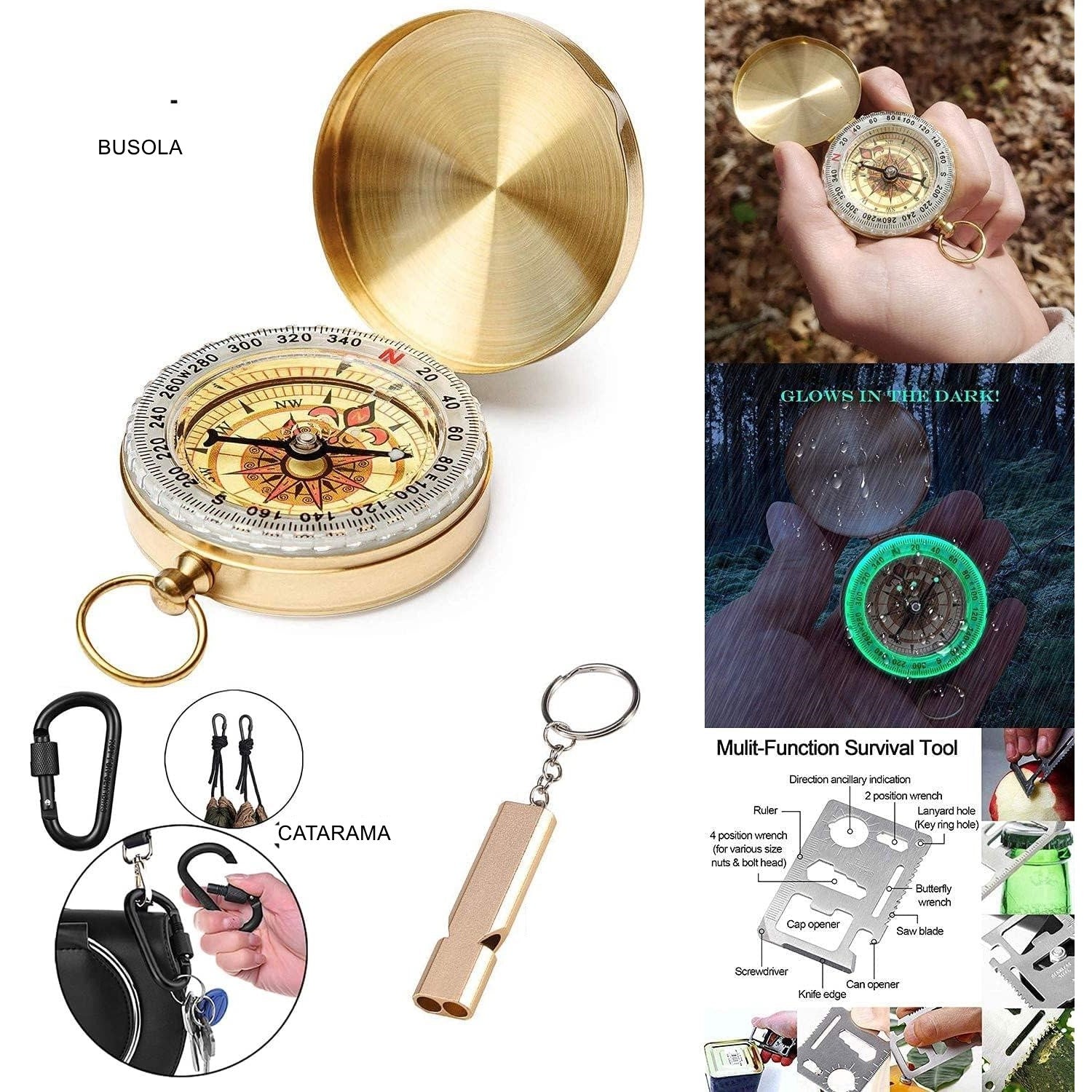 Kit supravietuire multifuncional Flippy, 40 de Instrumente Profesionale, Echipament de prim-ajutor, Drumetie, Camping-1