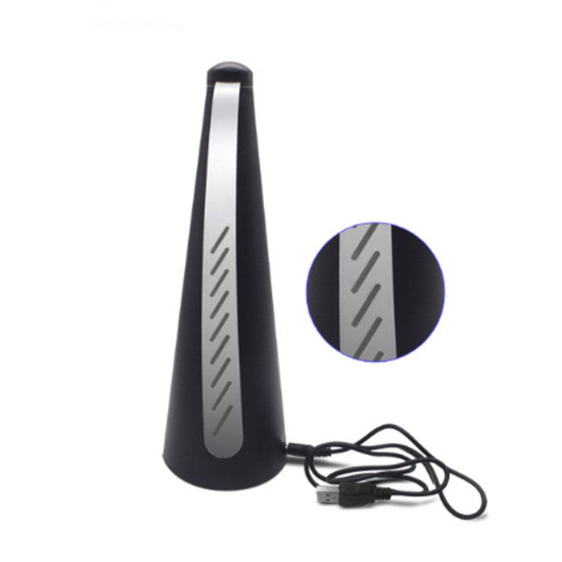 Ventilator Exterior, Flippy, Repelent pentru Muste/Tantari, Cablu USB, Slot Baterii, 9 x 9 x 20 cm, Negru-6