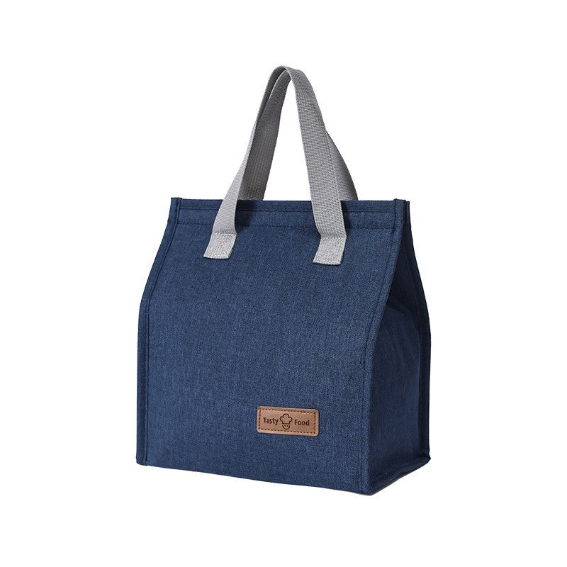 Geanta termoizolanta tip bento bag Flippy, camping cooler bag, Aluminiu, 22.5 x 13 cm, 3.3 L, albastru-0
