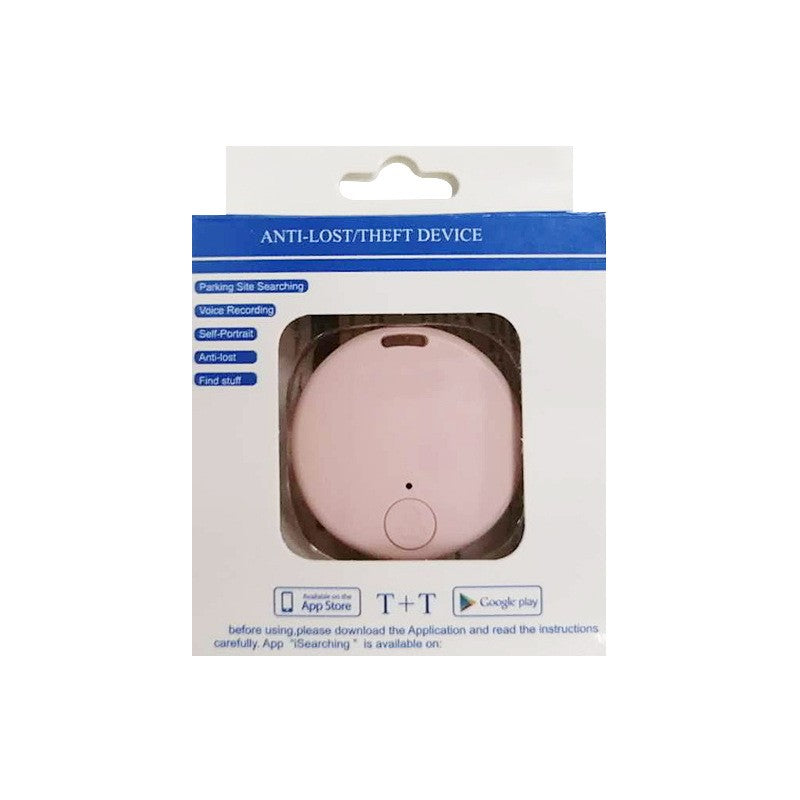 Dispozitiv Bluetooth Impotriva Pierderii, Flippy, Roz, Cutie, Baterie si Manual de Utilizare Incluse-0