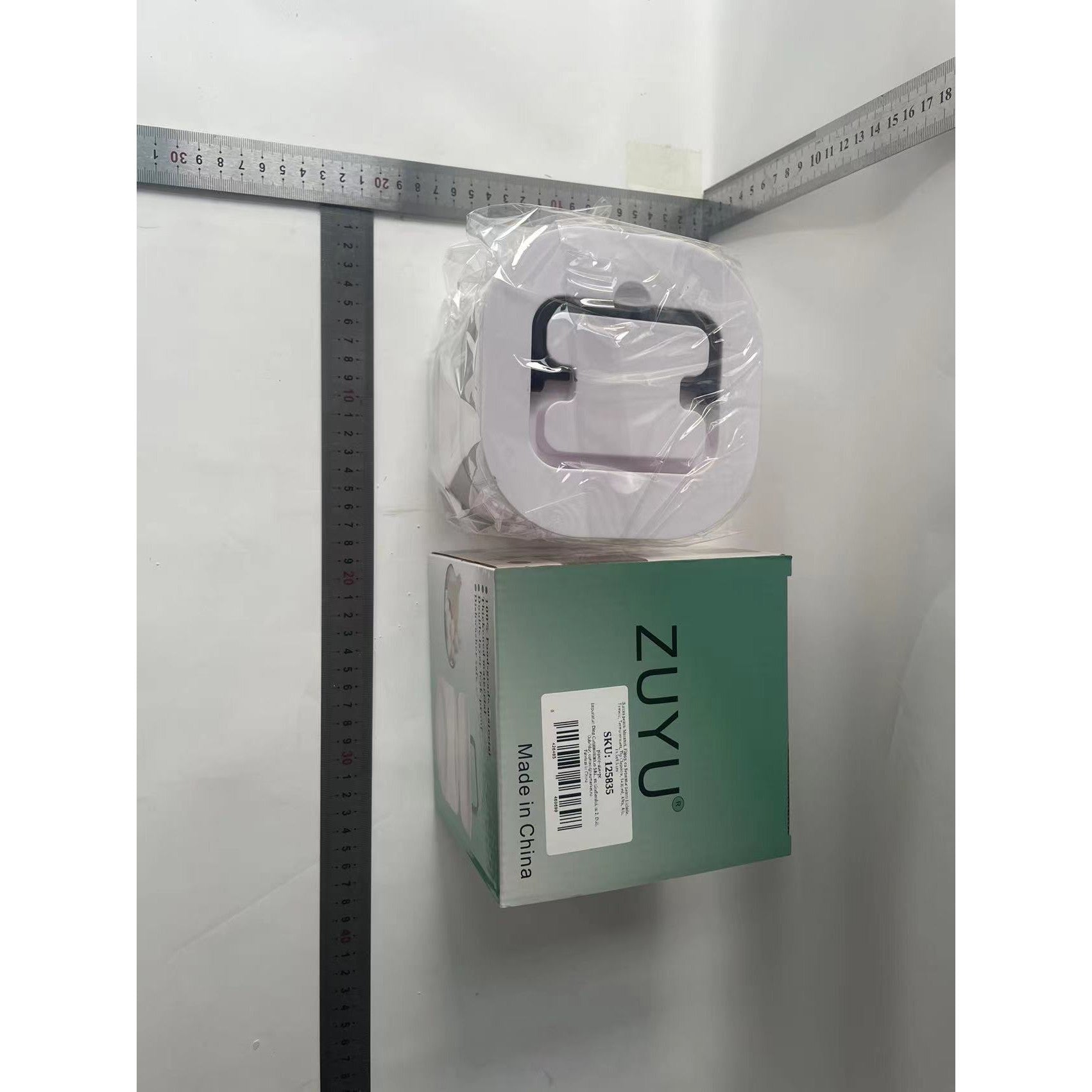 Borcan pentru Muraturi, Flippy, cu Separator pentru Lichide, Ermetic, Termorezistent, Tip Clepsidra, 1400 ml, ABS, Alb, 13.5x9.5 cm-7