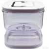Borcan pentru Muraturi, Flippy, cu Separator pentru Lichide, Ermetic, Termorezistent, Tip Clepsidra, 1400 ml, ABS, Alb, 13.5x9.5 cm-0
