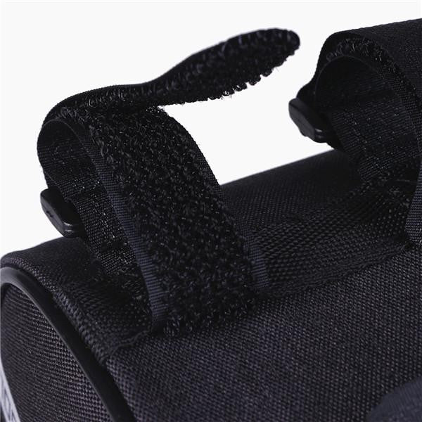 Borseta bicicleta impermeabila cu husa pentru telefon Flippy, montare pe ghidon, compatibila cu telefoane de pana la 16 cm, spatiu depozitare, 18.5x9.5 cm, gri-4
