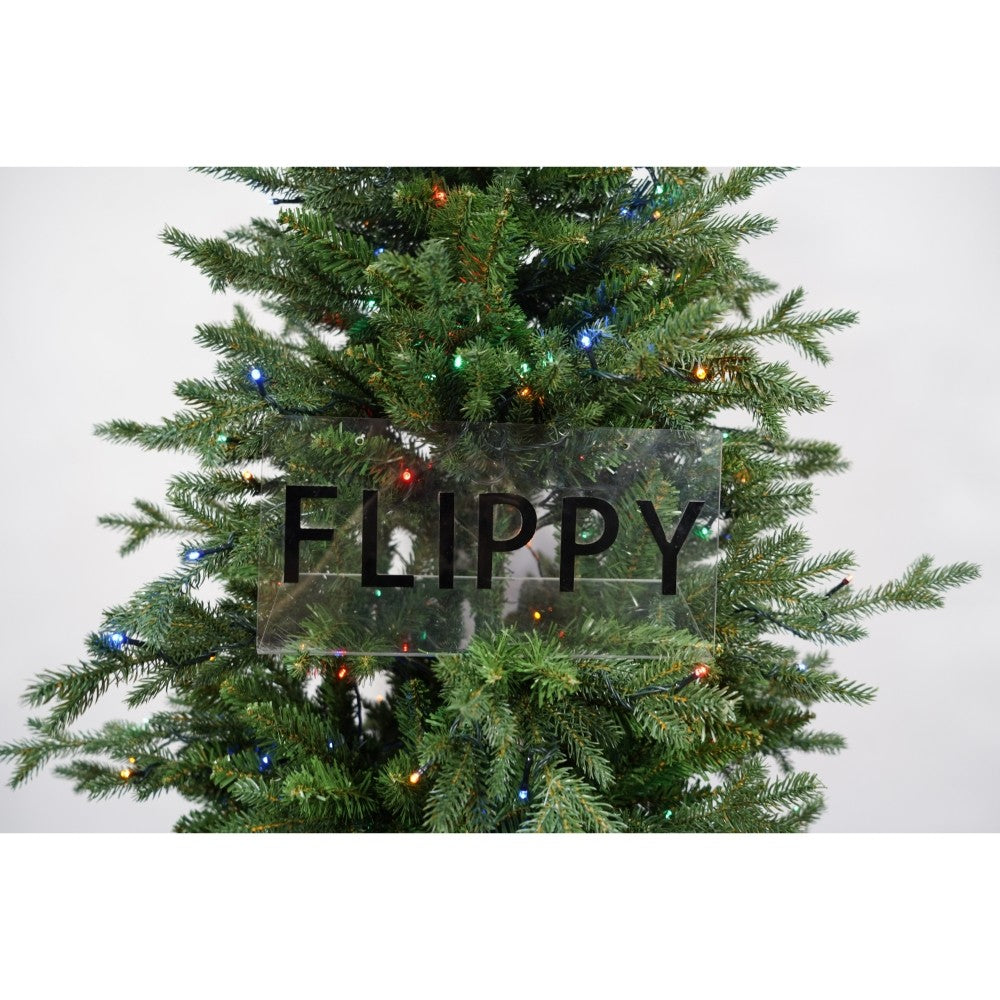 Brad Artificial de Craciun, Becuri led incluse in ramuri, pentru interior/exterior, inaltime 180 cm, diametru 128 cm, 1246 ramuri, Flippy, verde, suport metalic inclus-3